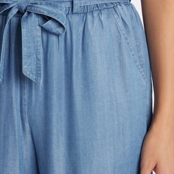 Women's Blue Wide-Leg Jeans - Picture 4 of 6